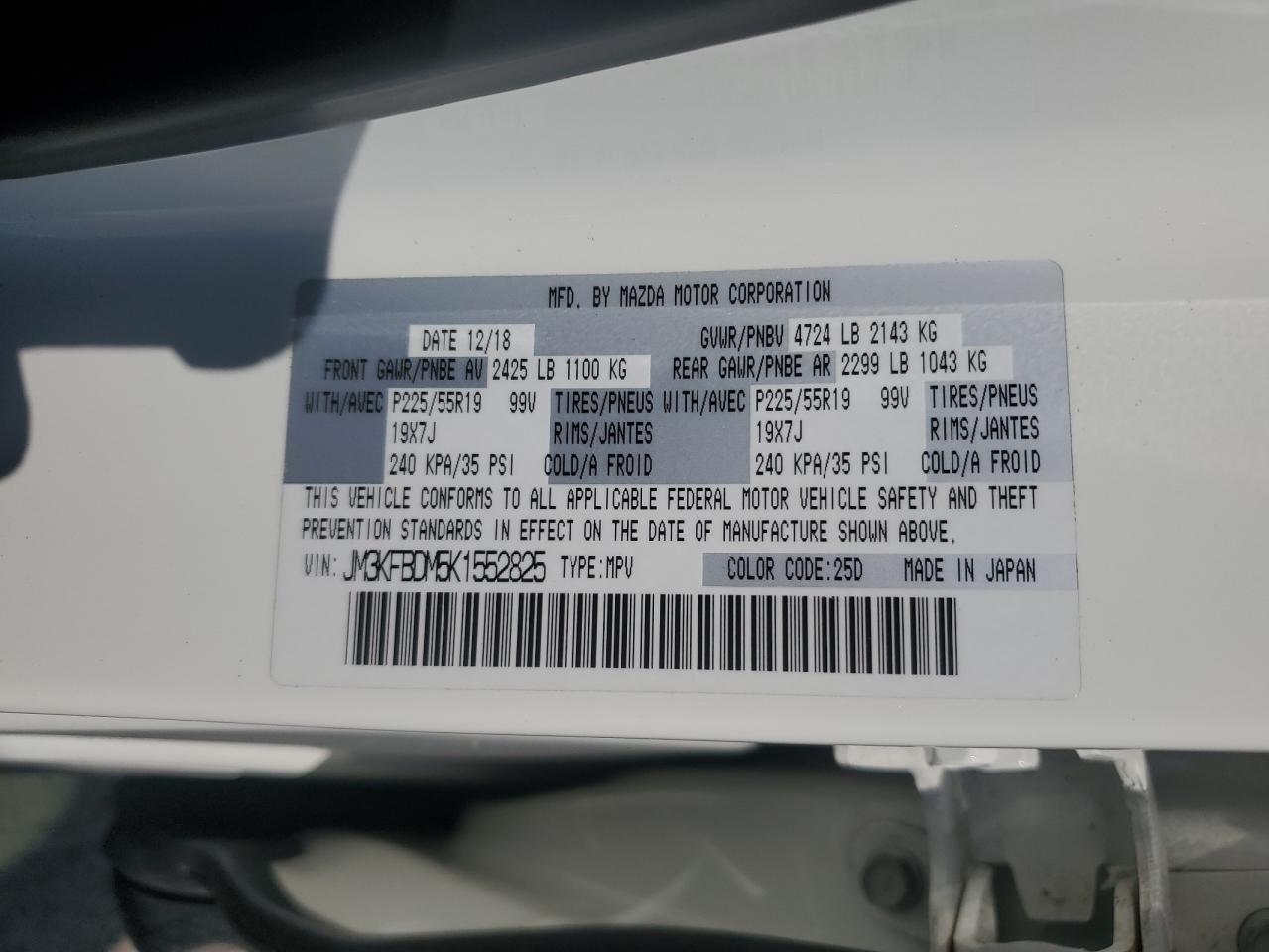 2019 MAZDA CX-5