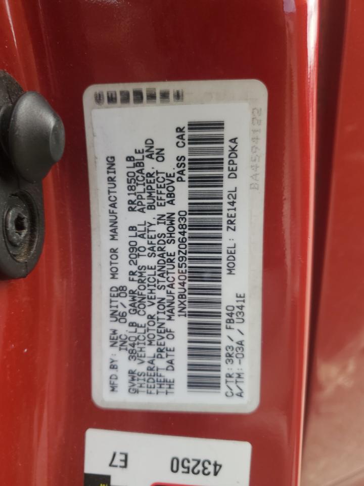 2009 TOYOTA COROLLA
