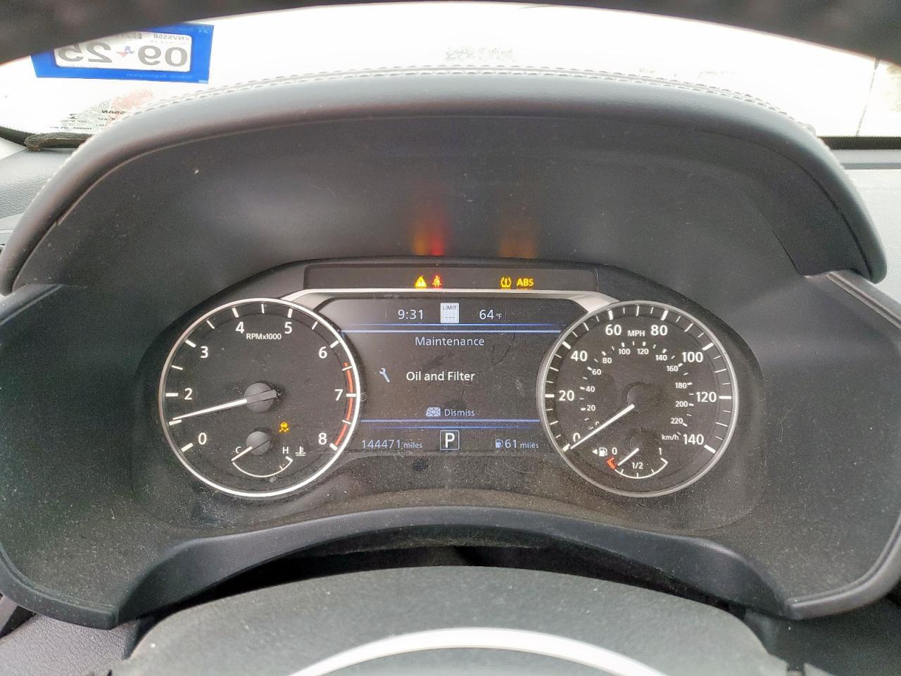 2019 NISSAN ALTIMA