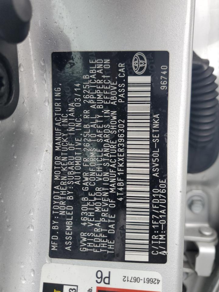 2014 TOYOTA CAMRY