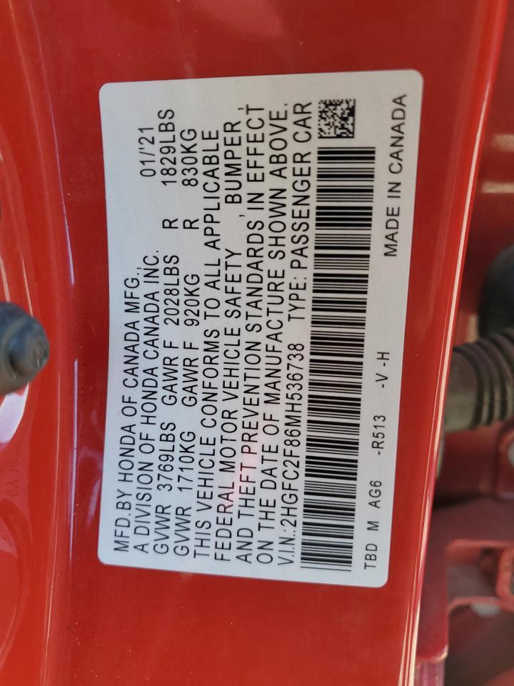 2021 HONDA CIVIC