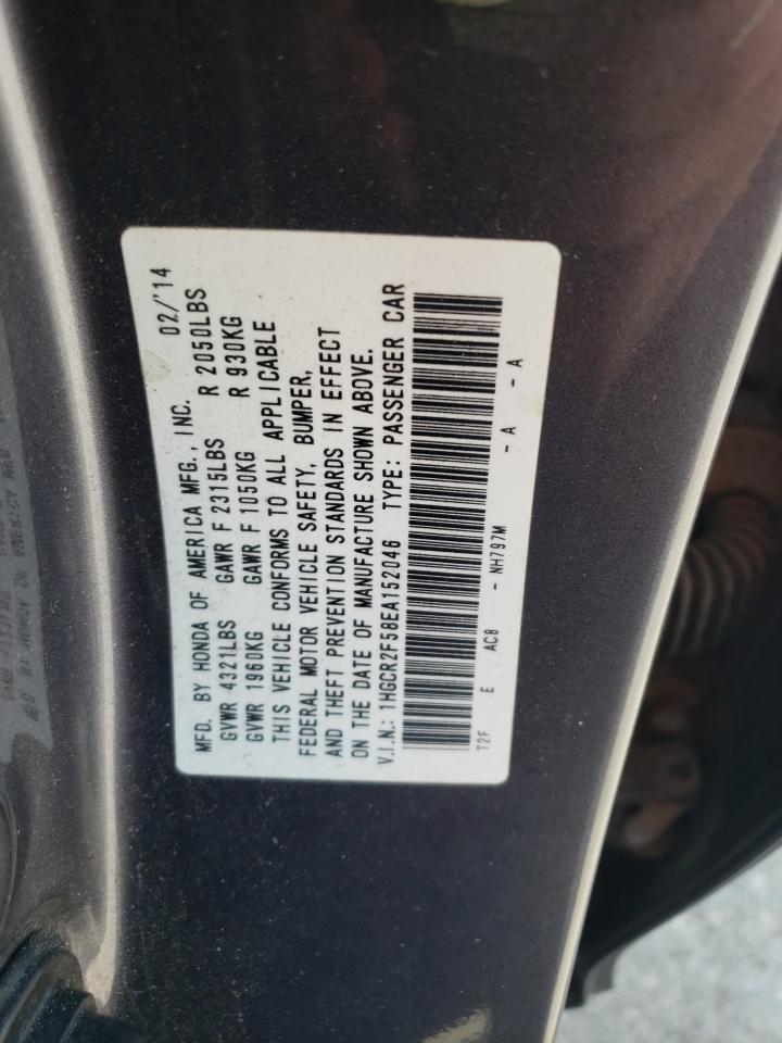 2014 HONDA ACCORD