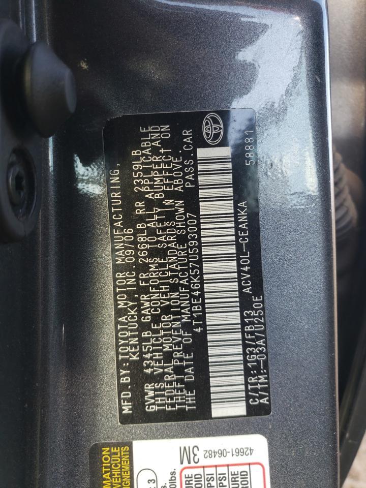 2007 TOYOTA CAMRY