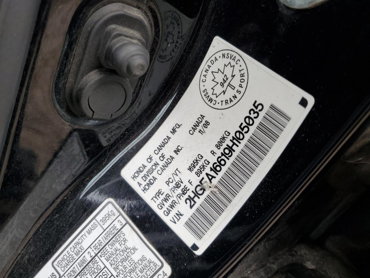 2009 HONDA CIVIC