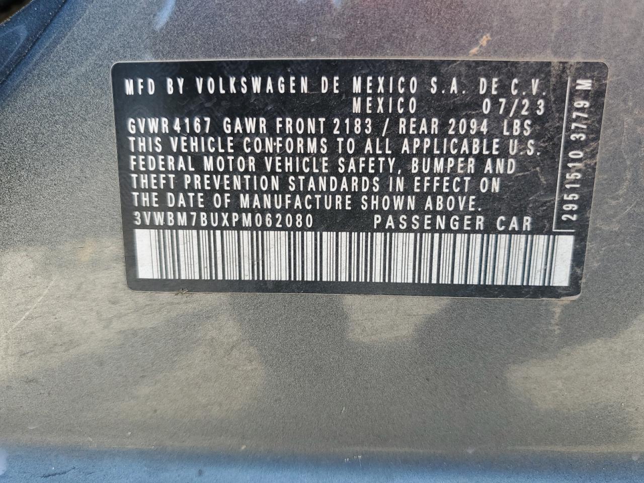 2023 VOLKSWAGEN JETTA