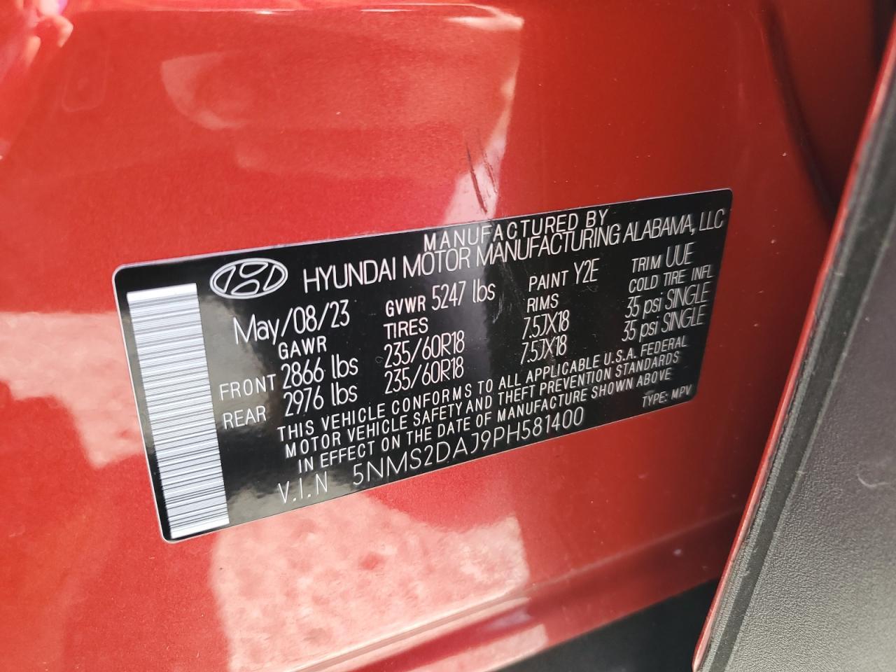 2023 HYUNDAI SANTA FE