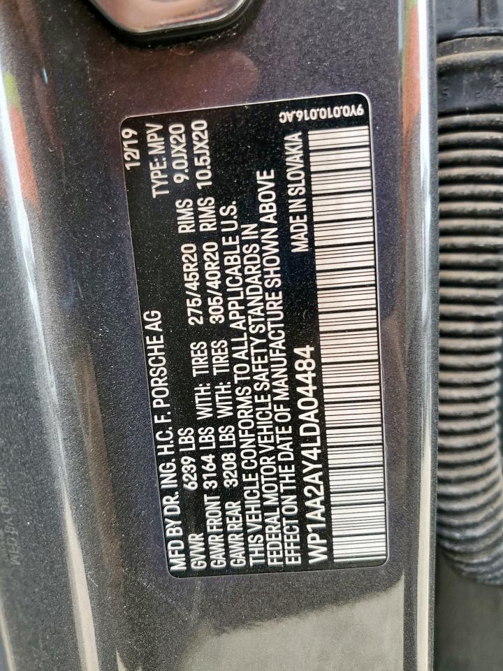 2020 PORSCHE CAYENNE