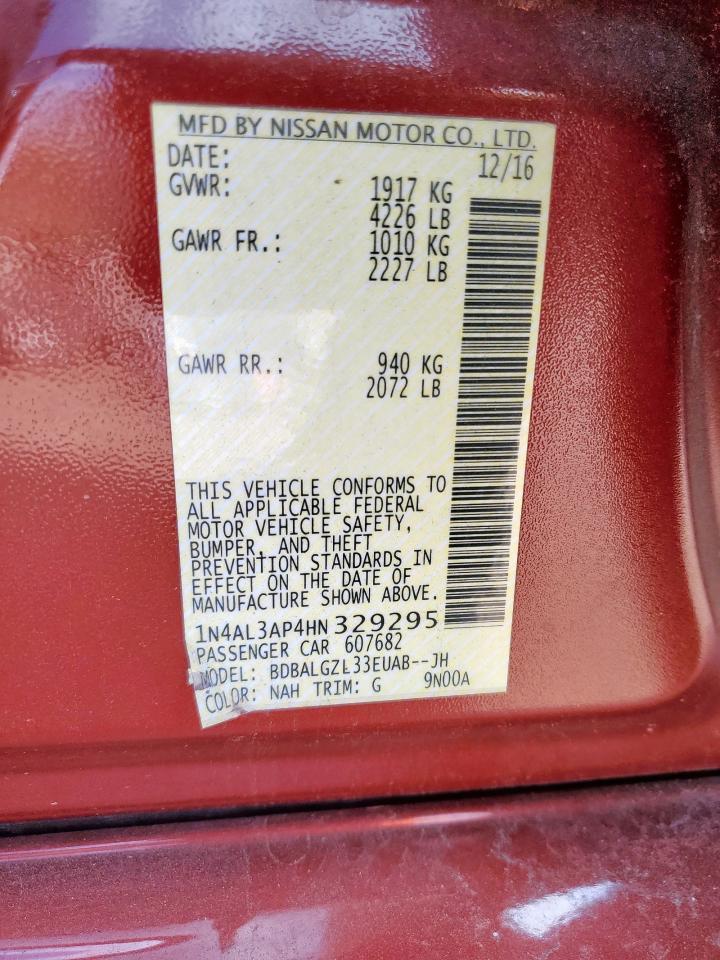 2017 NISSAN ALTIMA