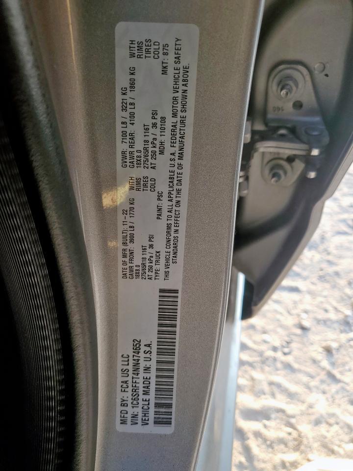 2022 RAM 1500