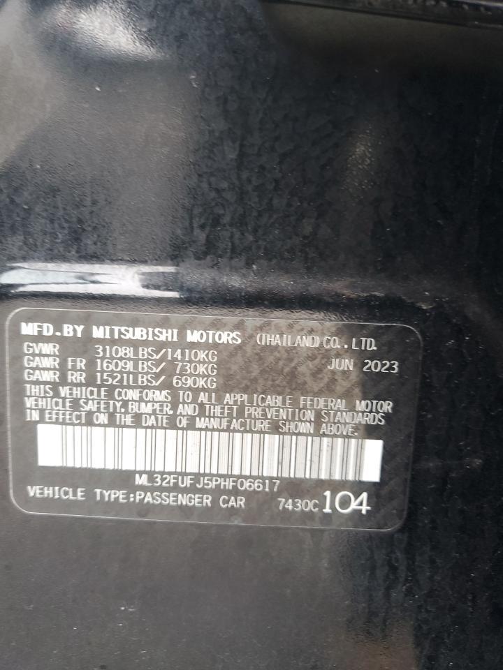 2023 MITSUBISHI MIRAGE