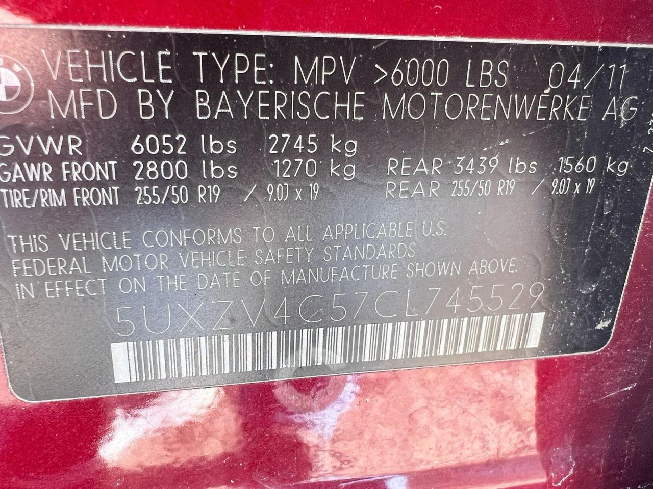 2012 BMW X5