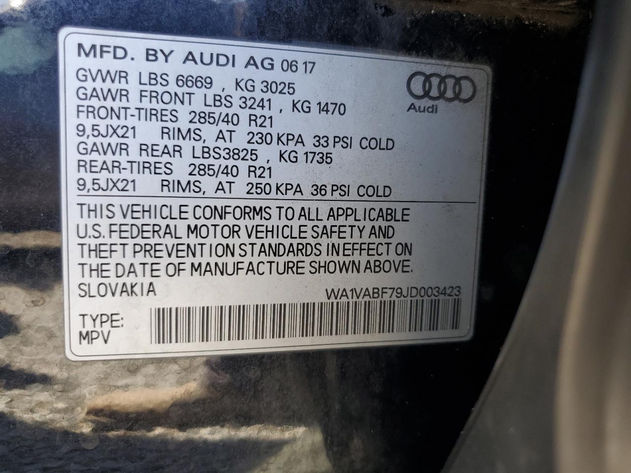 2018 AUDI Q7