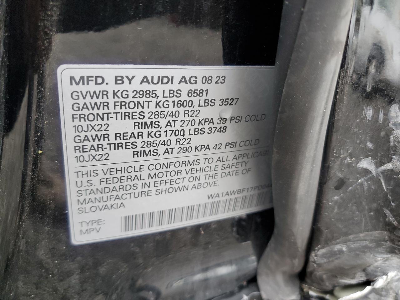 2023 AUDI SQ8