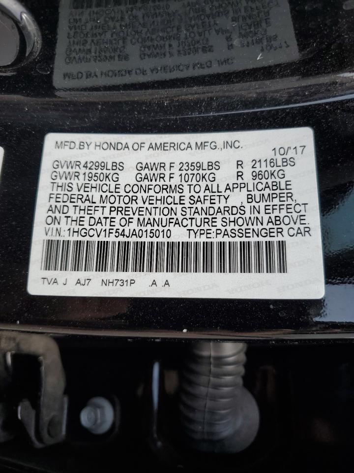 2018 HONDA ACCORD