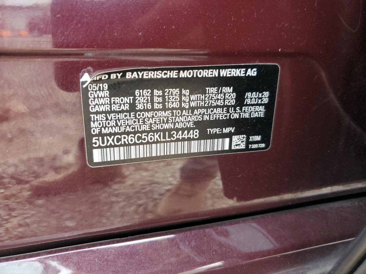 2019 BMW X5