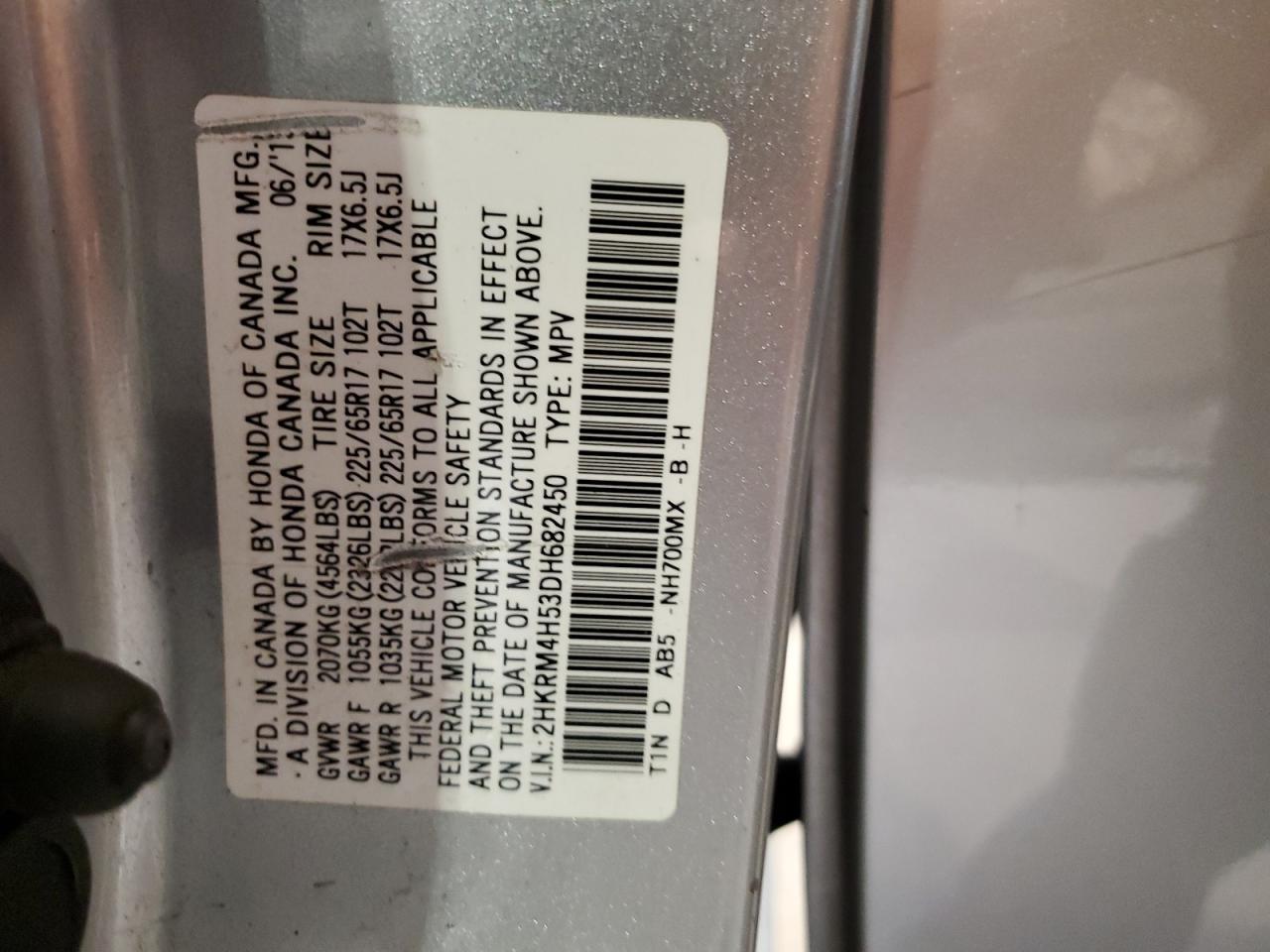 2013 HONDA CR-V