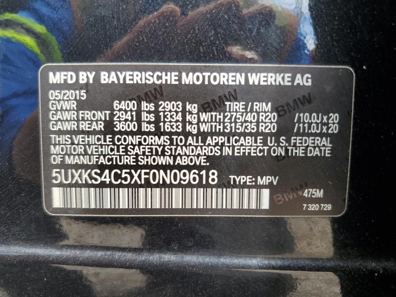 2015 BMW X5