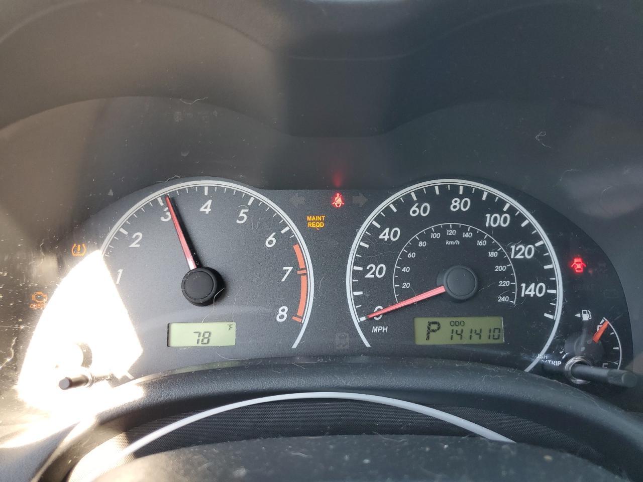 2012 TOYOTA COROLLA