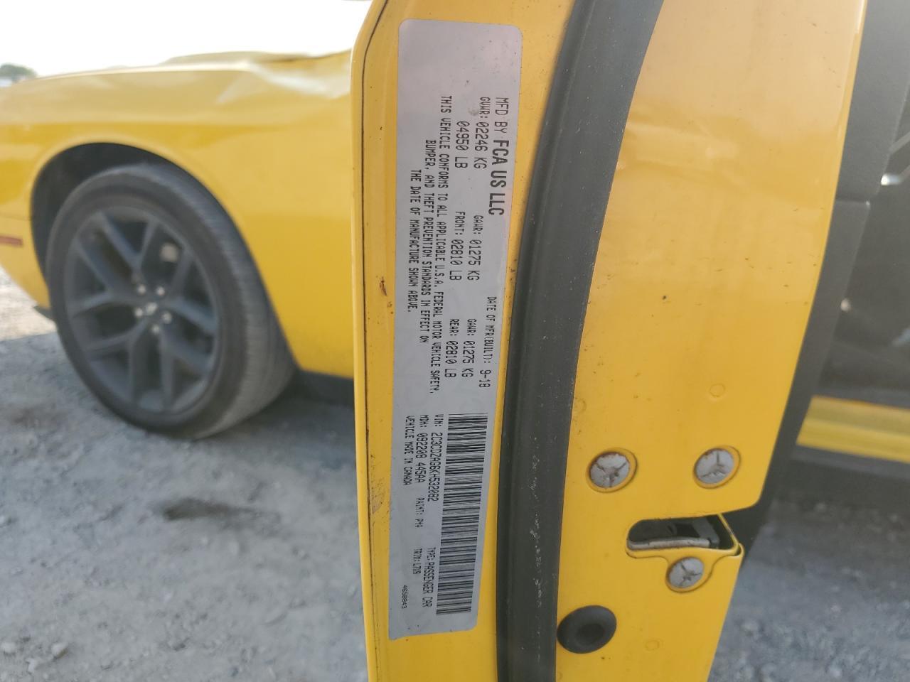 2019 DODGE Challenger