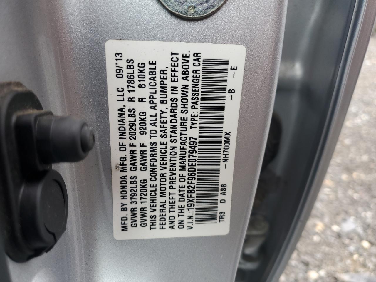 2013 HONDA CIVIC