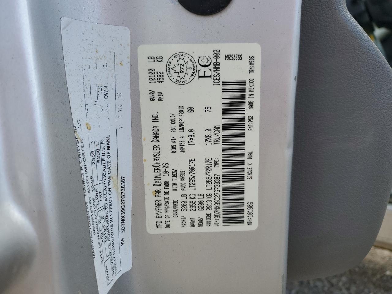 2007 DODGE Ram 3500