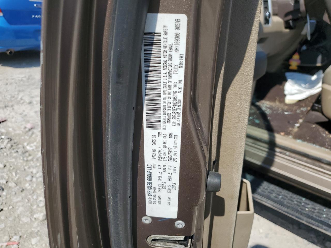 2010 DODGE RAM 1500