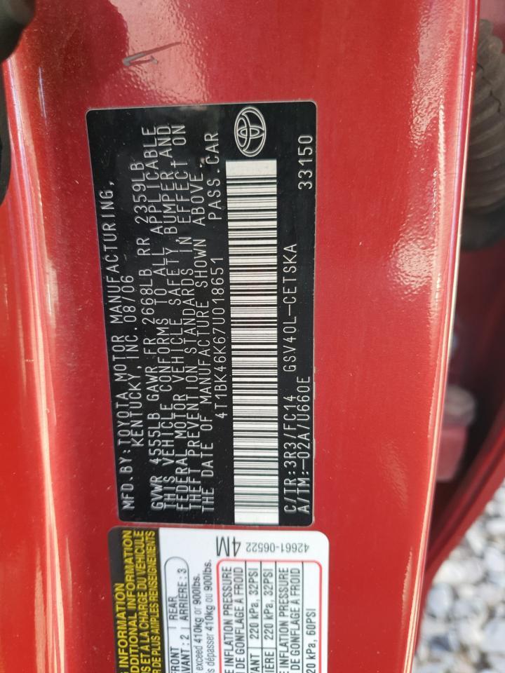 2007 TOYOTA CAMRY
