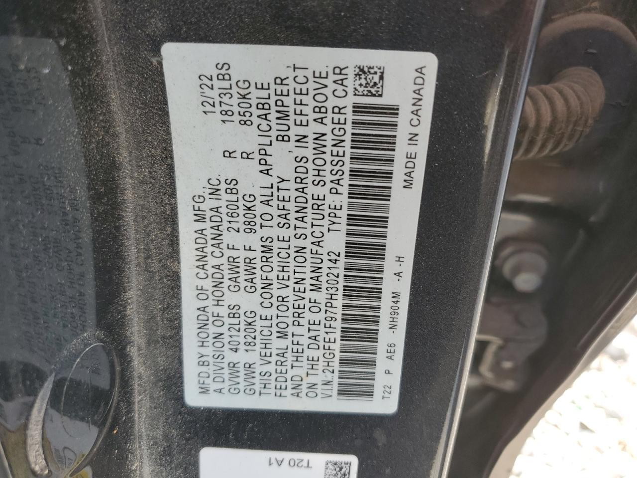 2023 HONDA CIVIC