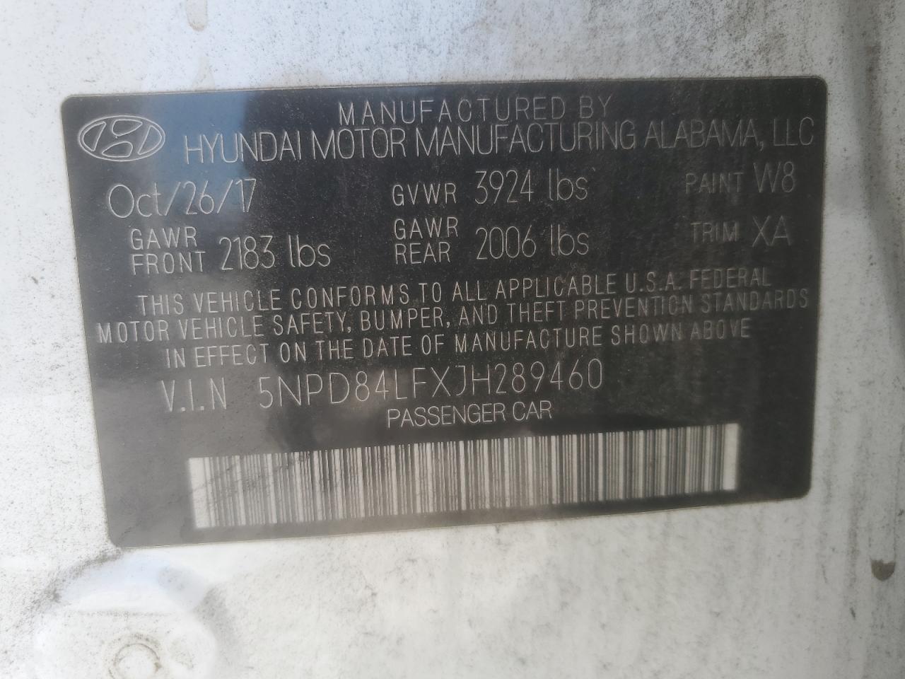 2018 HYUNDAI ELANTRA