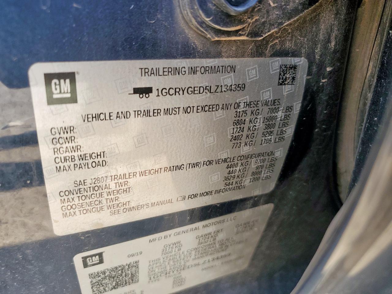 2020 CHEVROLET Silverado