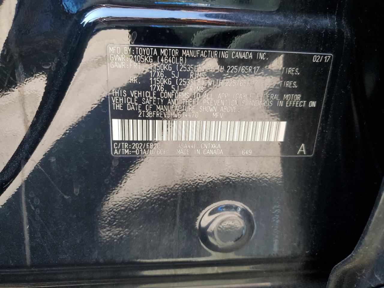 2017 TOYOTA RAV4