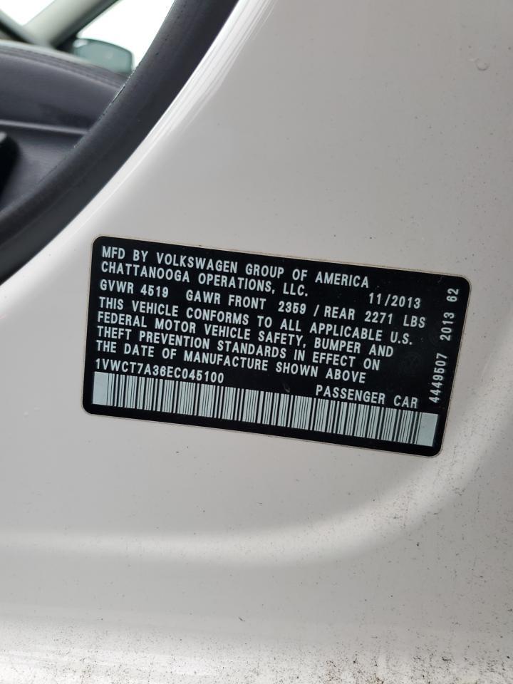 2014 VOLKSWAGEN Passat