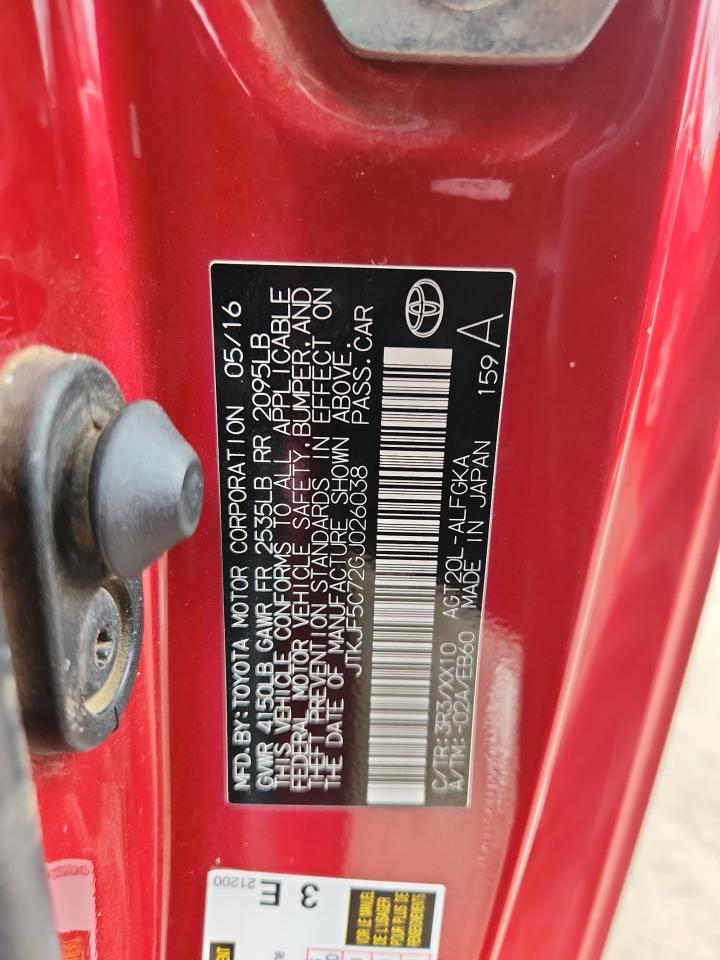 2016 TOYOTA SCION