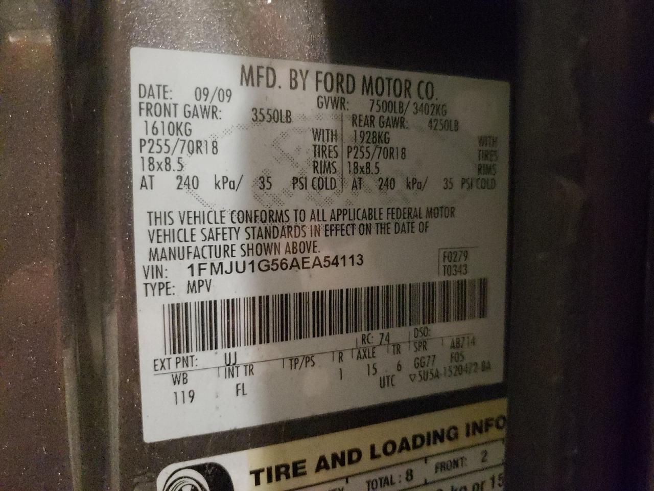 2010 FORD Expedition