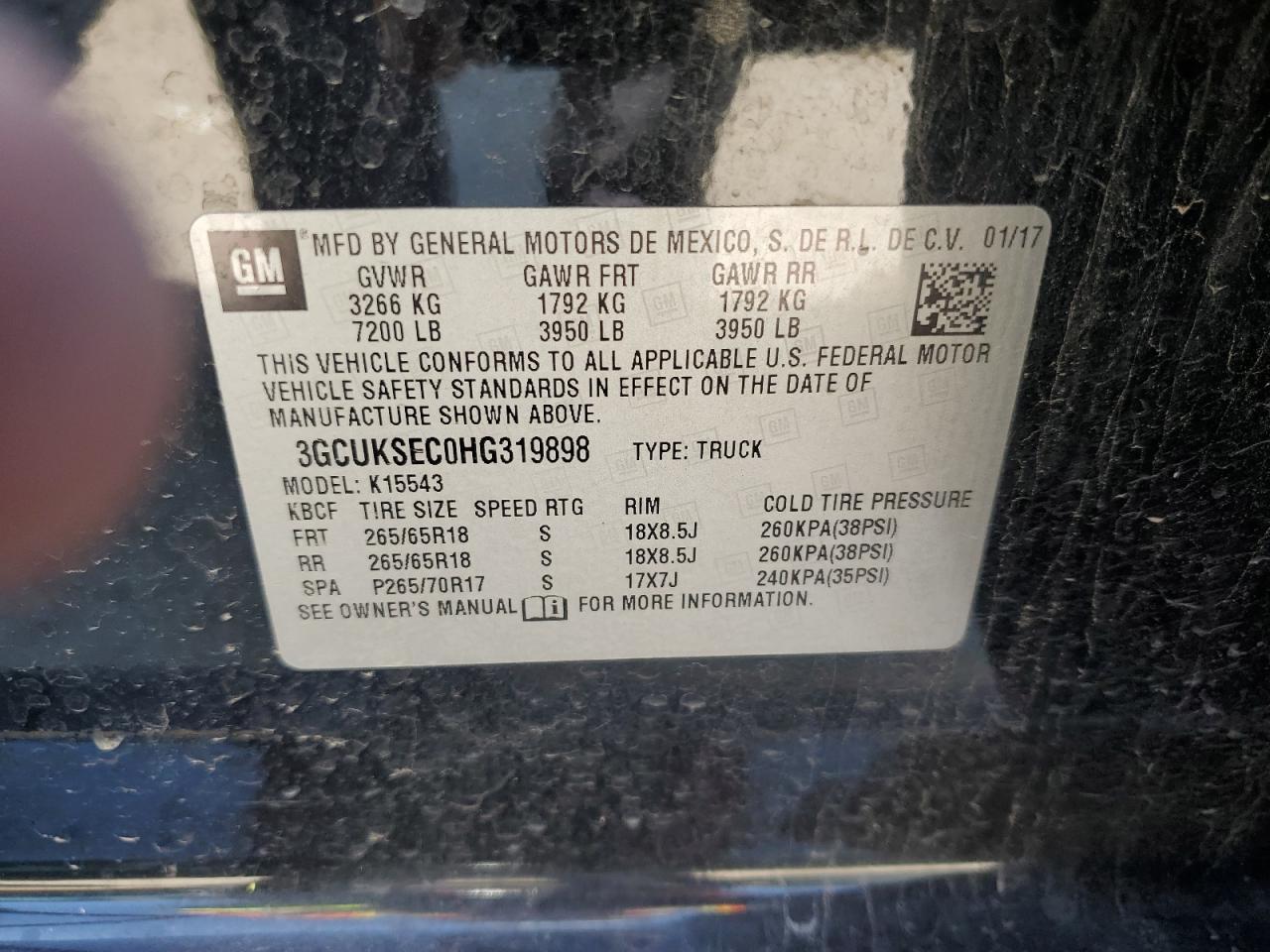 2017 CHEVROLET Silverado