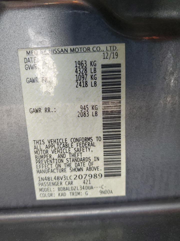 2020 NISSAN ALTIMA