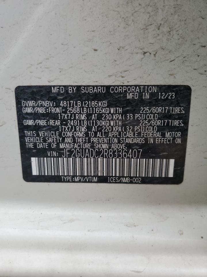 2024 SUBARU Crosstrek