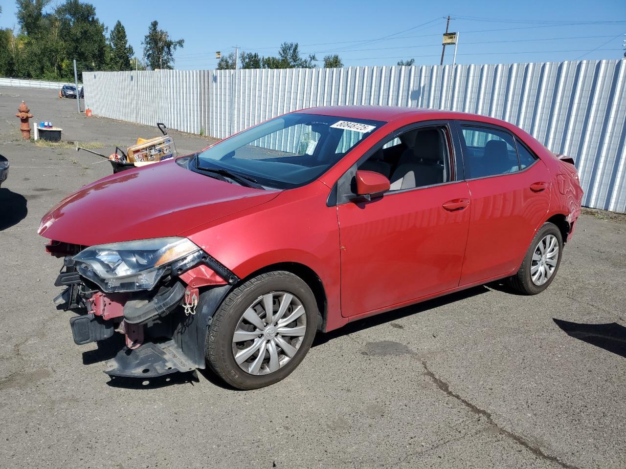 2015 TOYOTA COROLLA