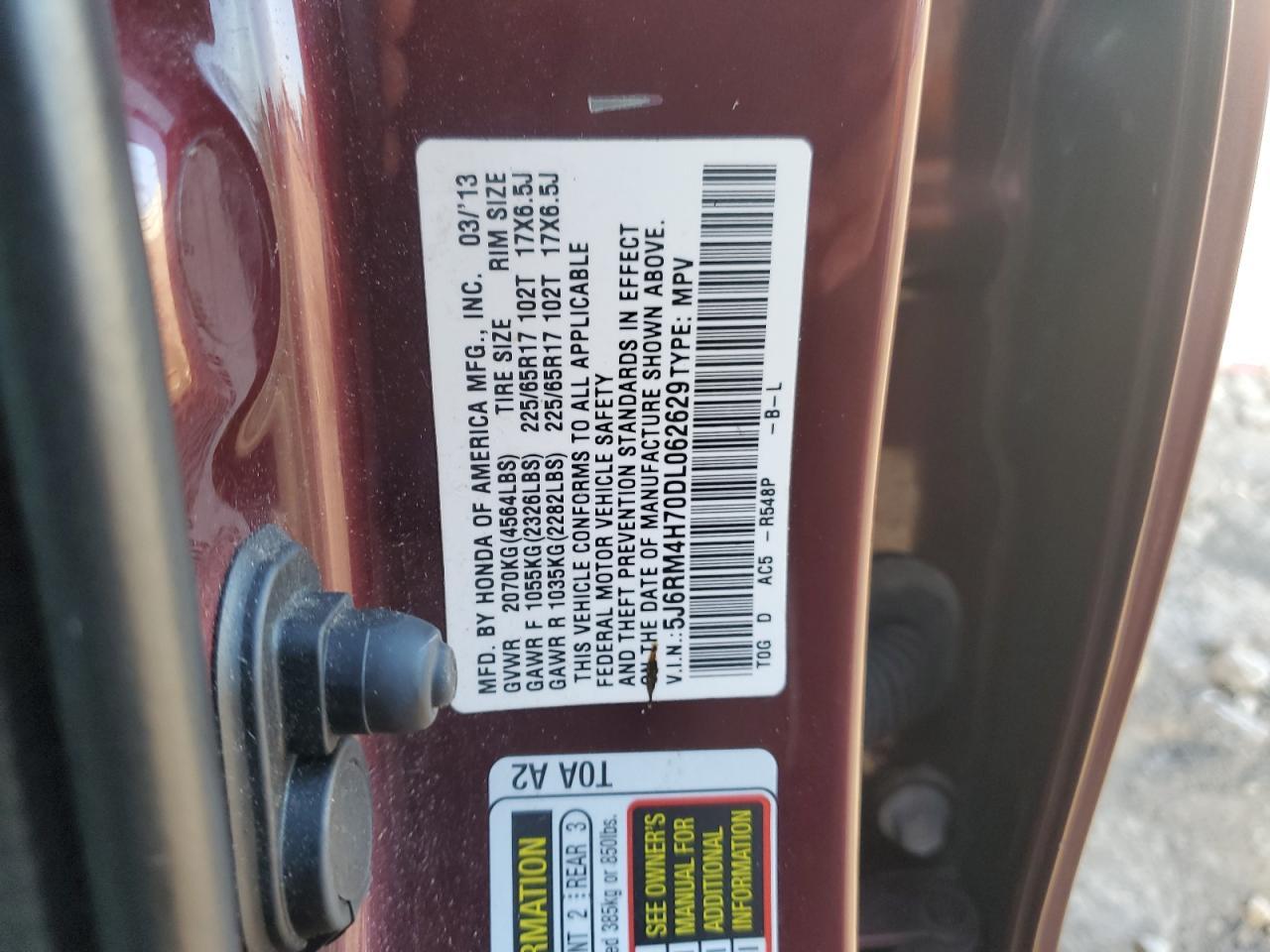 2013 HONDA CR-V
