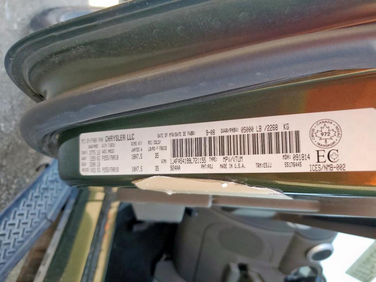 2009 JEEP WRANGLER