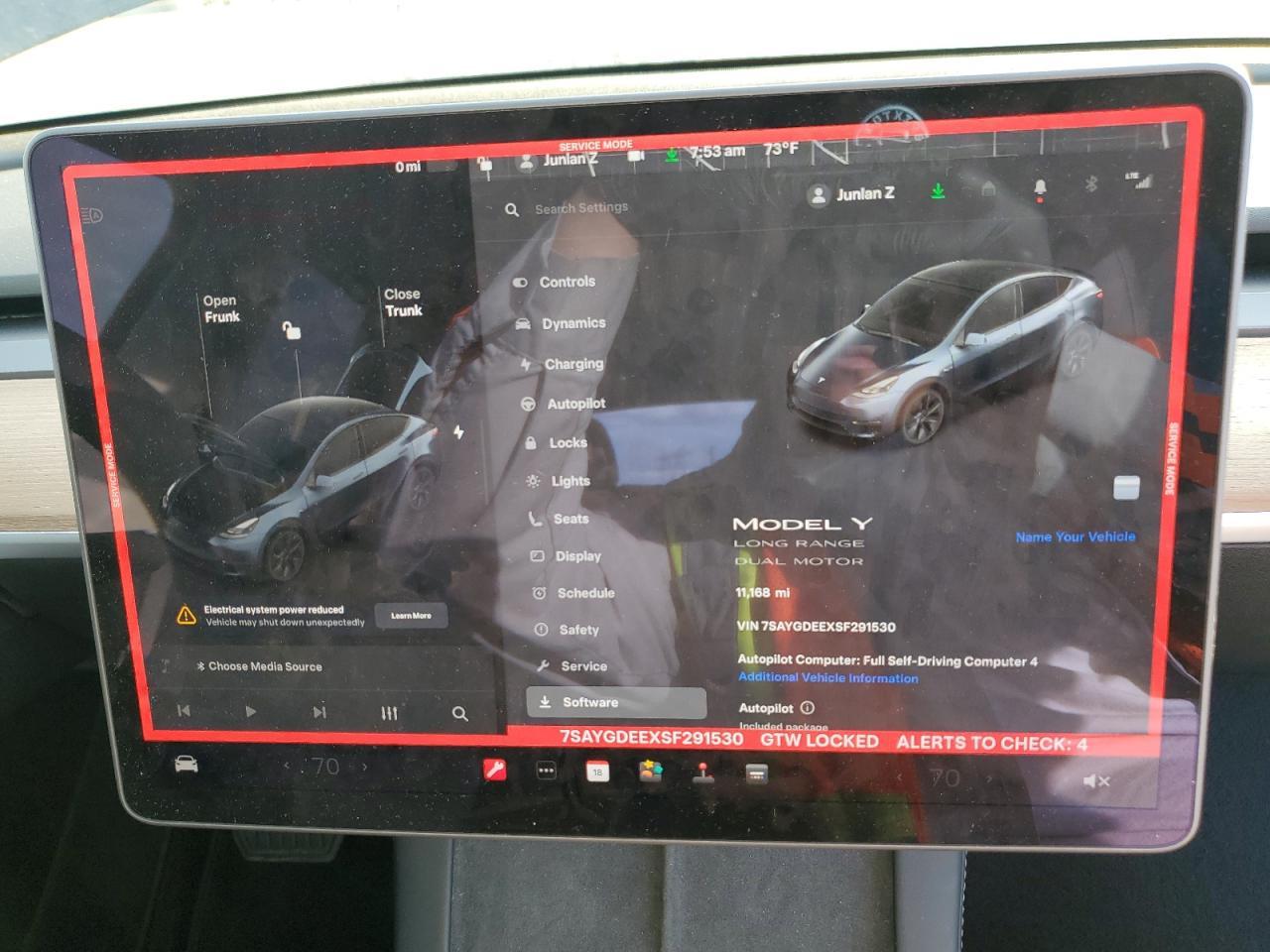 2025 TESLA MODEL Y