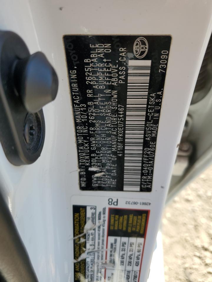 2014 TOYOTA CAMRY