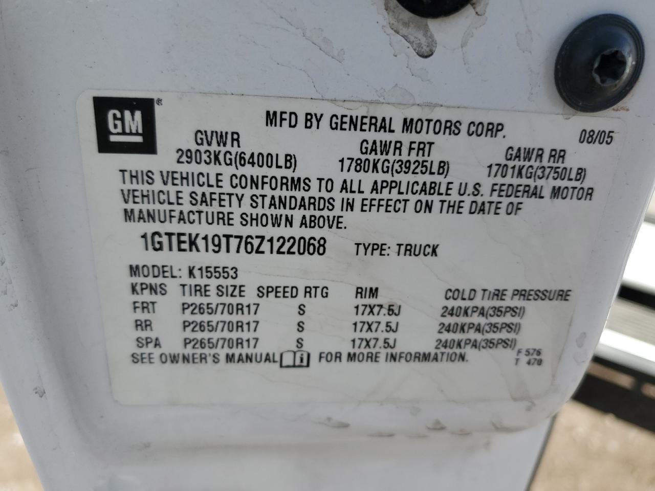 2006 GMC Sierra