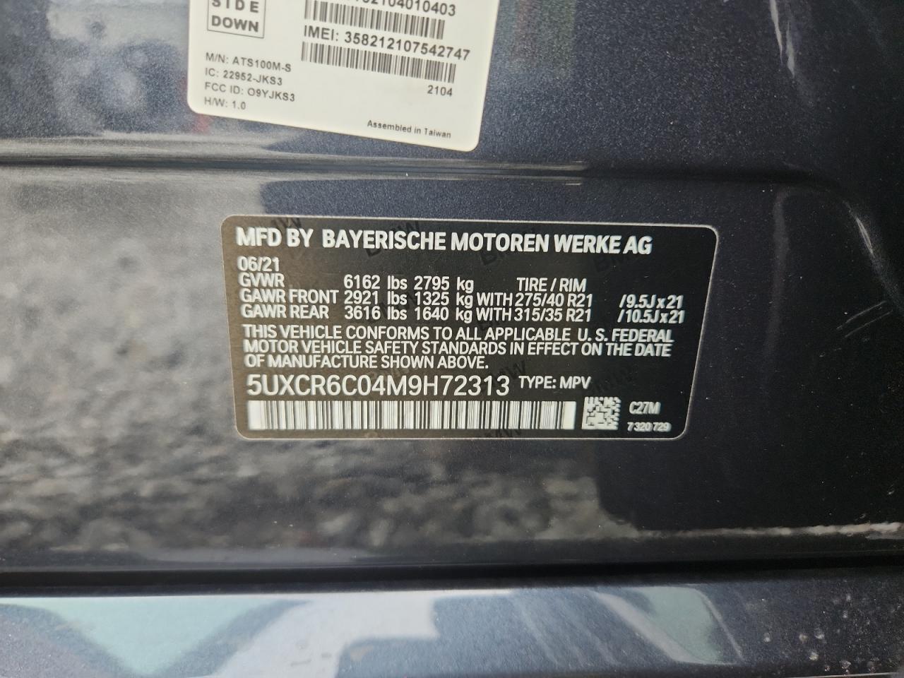 2021 BMW X5