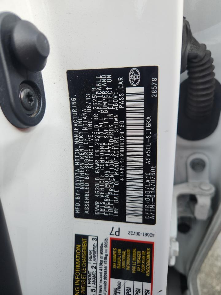 2013 TOYOTA CAMRY