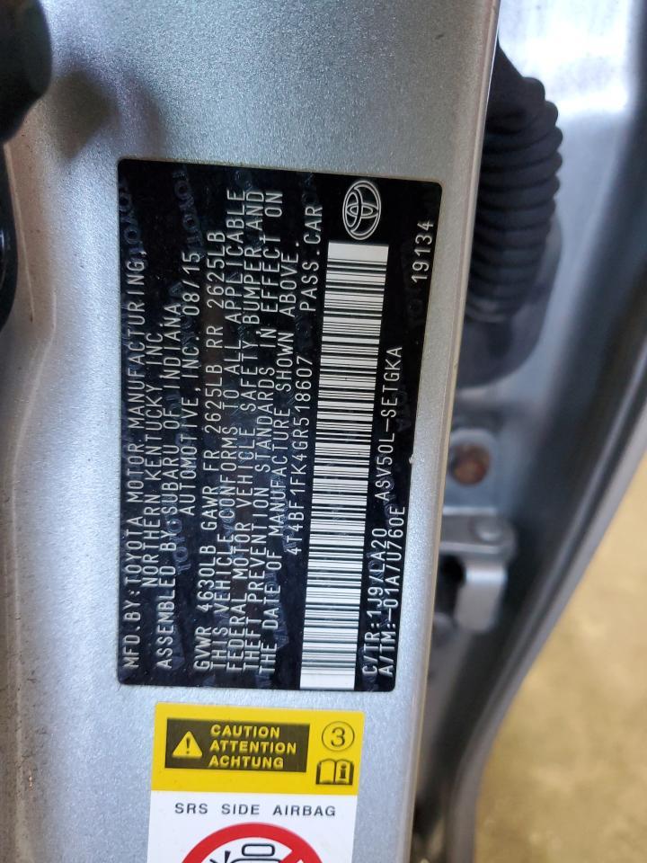 2016 TOYOTA CAMRY