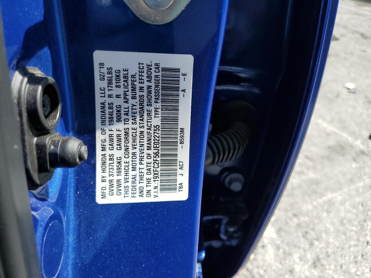 2018 HONDA CIVIC