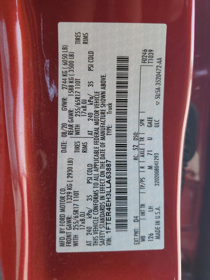 2020 FORD RANGER
