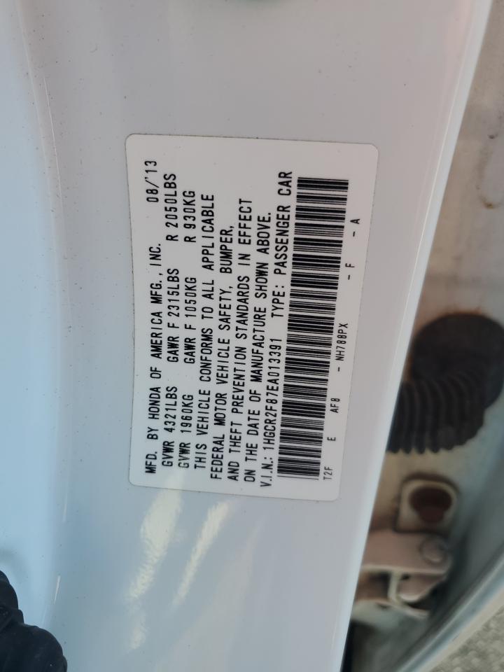 2014 HONDA ACCORD