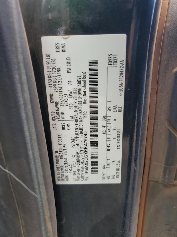 2019 FORD Transit